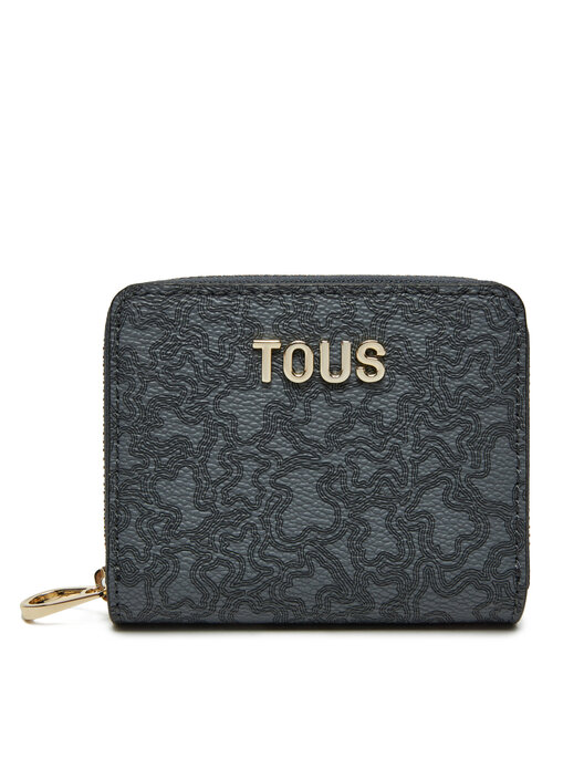 Monedero Tous Kaos Billetera Tous Negra Sherton Cartera De Piel