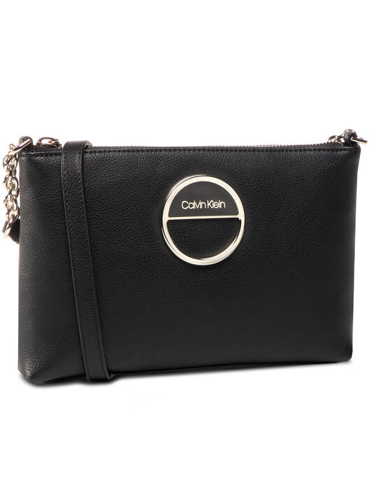 Torebka Calvin Klein Hoop Ew Crossbody K60K606313 Czarny eobuwie .pl