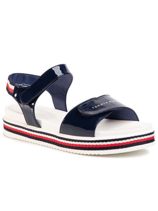 Сандали Tommy Hilfiger Platform Velcro Sandal Blue T3A2-30650-0774 D ...