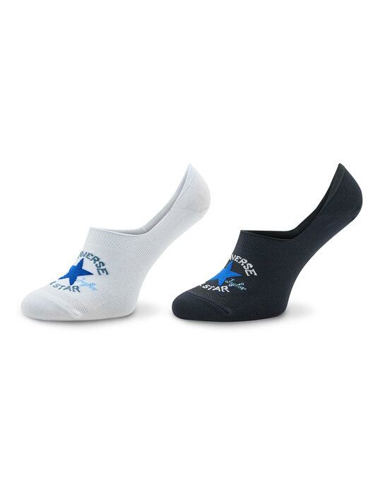 2 pares de calcetines tobilleros para hombre Converse E1207A 2020 Negro zapatos.es