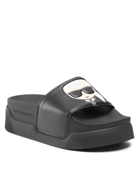 Şlapi KARL LAGERFELD KL88808 Negru | epantofi.ro