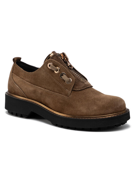 Geox Women's Asheely Plus B Oxford Boots - Breathable Leather Ankle Boots With Warm Lining - View #2