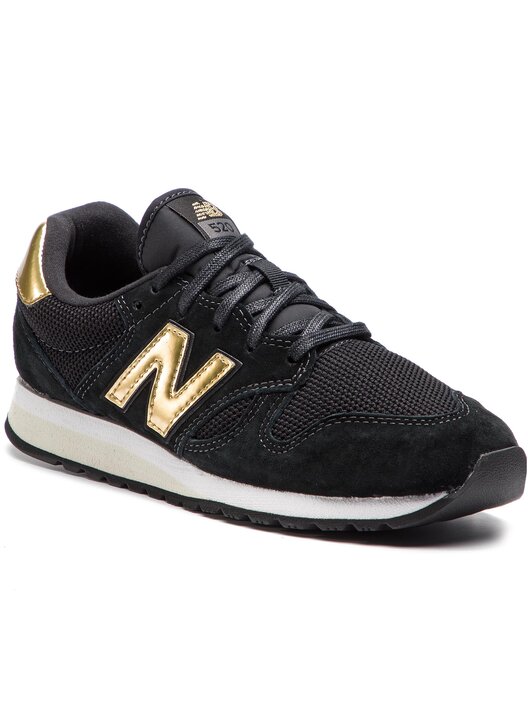 Sneakersy New Balance WL520GDB Czarny eobuwie .pl
