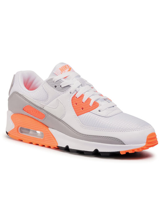Nike Air Max 90 Tenis Nike Blancos Con Naranja Nike Air Max 90