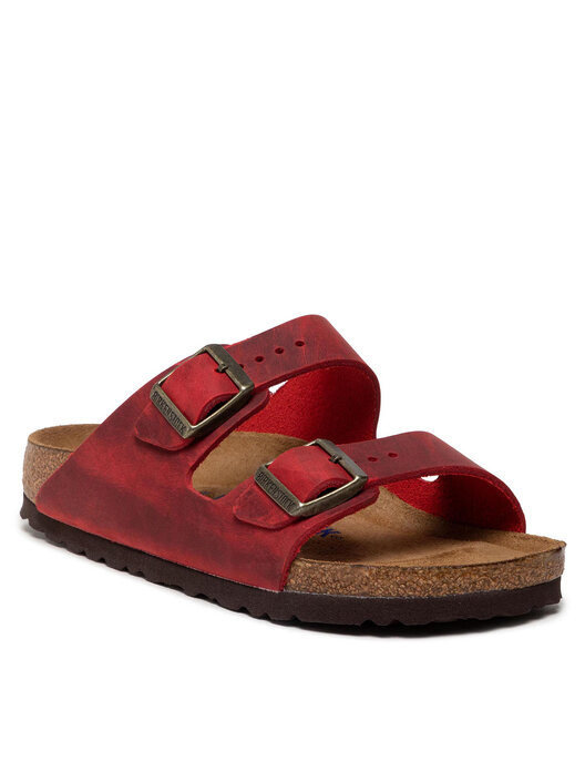 Klapki Birkenstock Arizona BS 1020740 Czerwony eobuwie .pl