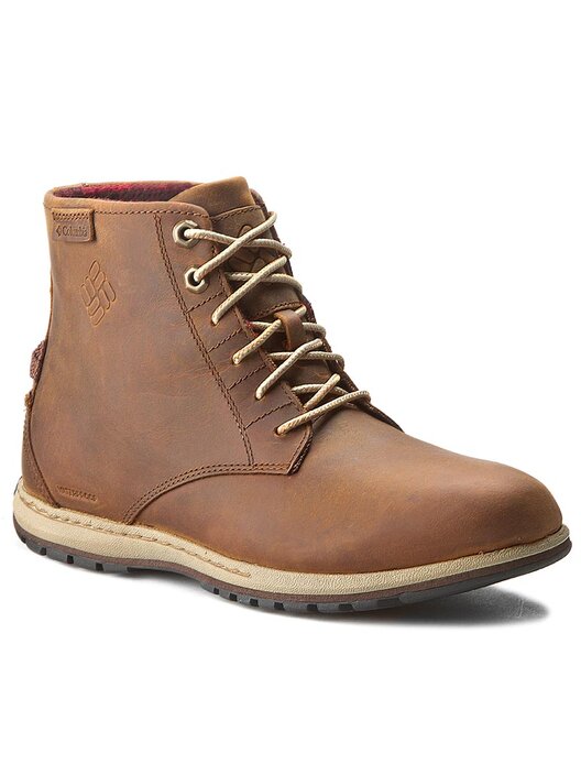Trzewiki Columbia Davenport Six Waterproof Leather BM1690 Br zowy eobuwie .pl