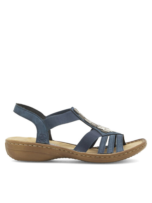 Sandali Rieker 60800-14 Blu scuro