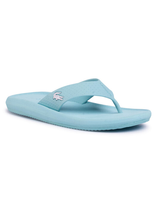 Tongs Lacoste Croco Sandal 120 1 CFA 7 39CFA00012K8 Bleu chaussures