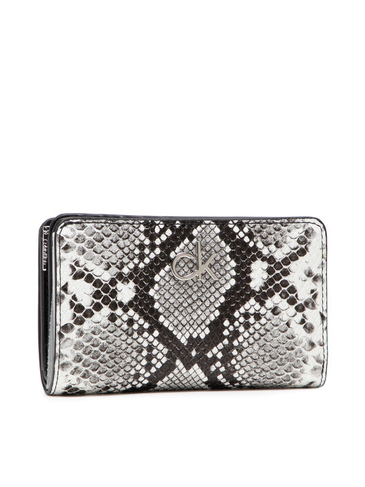 Portfel Calvin Klein Billfold French Wallet Python Pu K60K608329 Szary ...