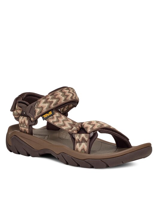 Sandalias Teva Terra Fi Universal Hombre Negras Gris Y Sandalias