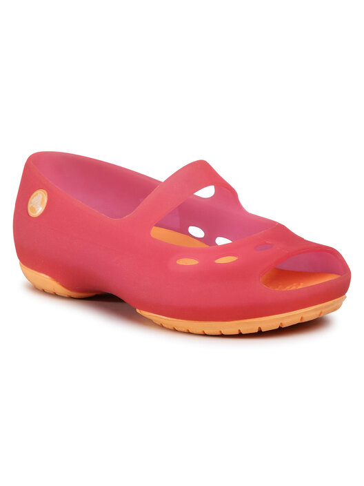 Po buty Crocs Carlie Flat 11233 Ro owy eobuwie .pl