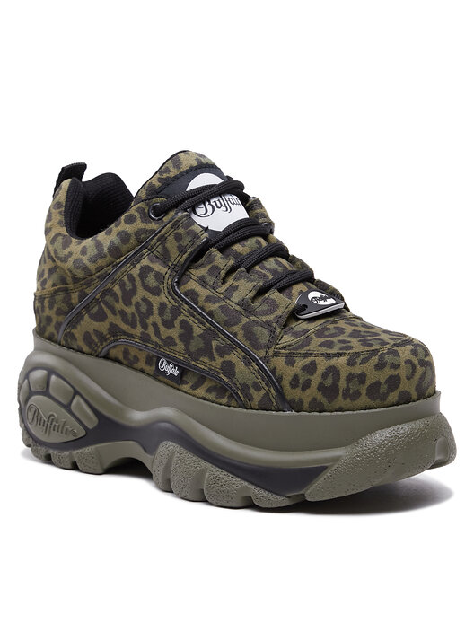 Leopard Print Zapatillas Buffalo Leopardo Zapatillas Buffalo
