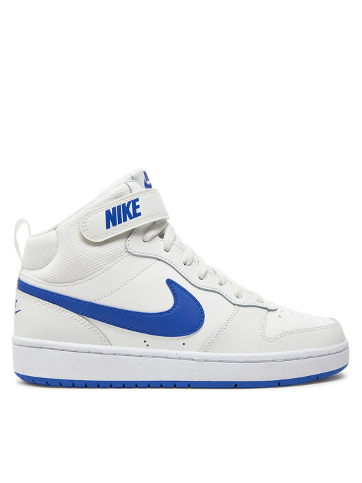 nike court borough mid white sneakers