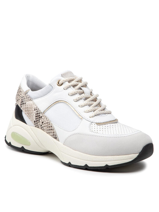 Geox Women's D ALHOUR Sneaker - Chunky Suede & Nappa Casual Fashion Sneakers - View #9