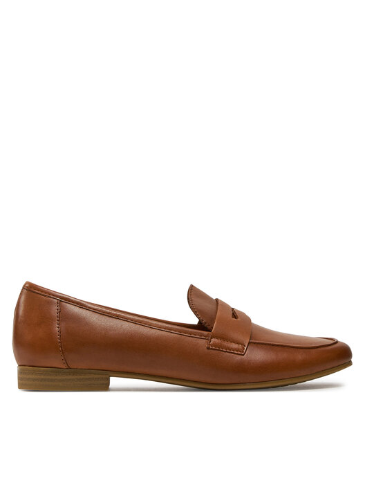 Mocassin Femme MARCO TOZZI - Slipper En Cuir, Semelle Confort Feel Me - Taille Normale Recommandée - 7