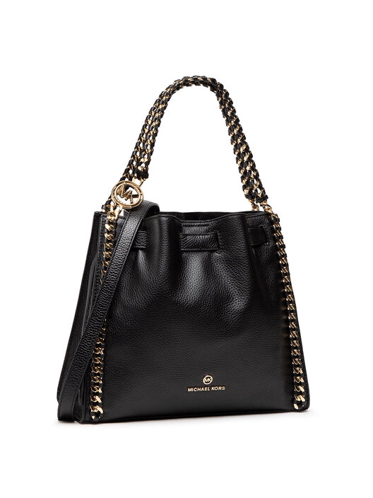 Handtasche MICHAEL Michael Kors Mina 30S1G4MM6L Schwarz eschuhe