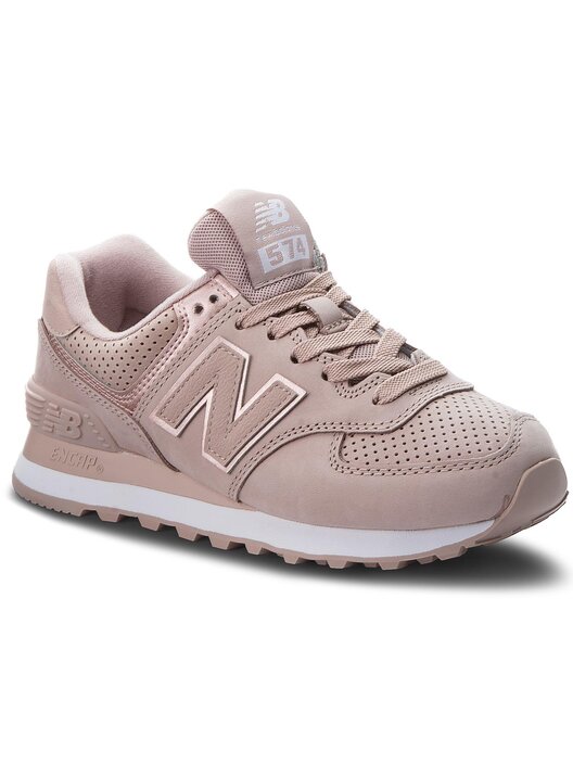 Sneakers New Balance WL574NBM Rose chaussures