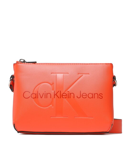 Sac a main Calvin Klein Jeans Sculpted Camera Pouch21 Mono K60K610681 Rouge chaussures