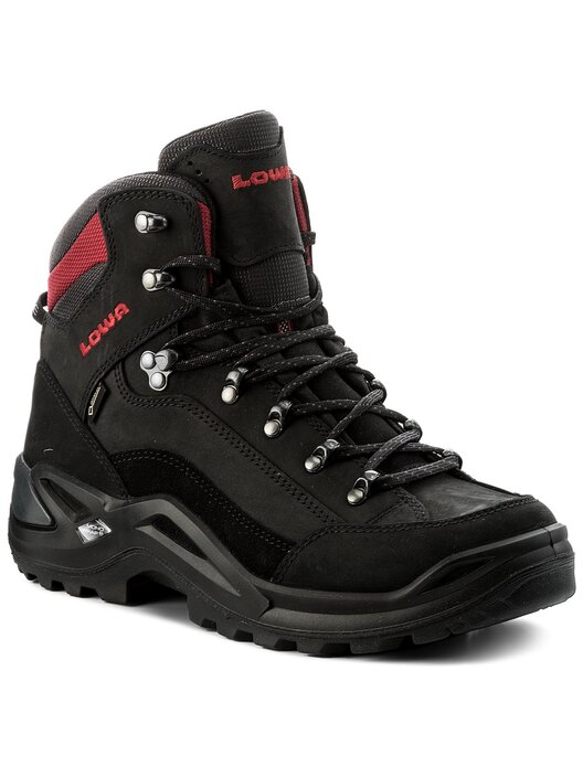 Trekkingschuhe Lowa Renegade Gtx Mid GORE TEX 310945 Schwarz eschuhe