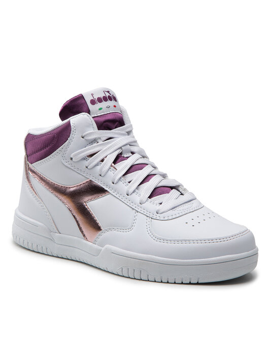 Diadora Deuce Unisex – Scarpe Da Ginnastica Basse, Bianco, Taglia 40 EU, Fodera Sintetica, Chiusura Con Lacci