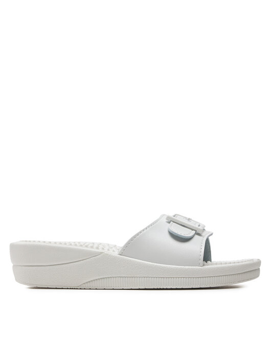 Ciabatte Scholl New Massage F20054 1065 360 Bianco escarpe