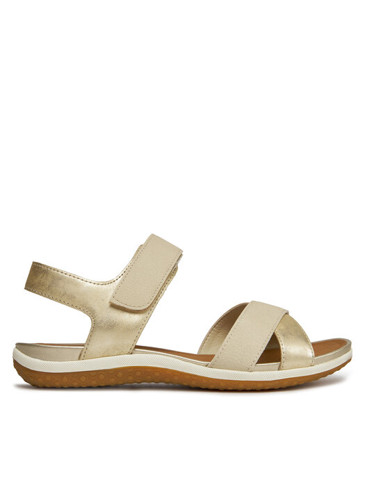 Geox D SANDAL VEGA A Goud - Gratis levering