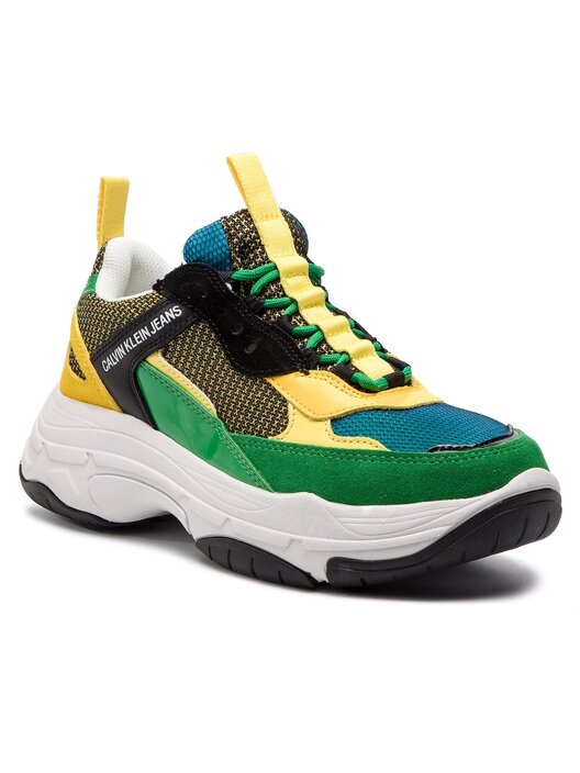 Sneakers Calvin Klein Jeans Marvin S0592 Vert chaussures