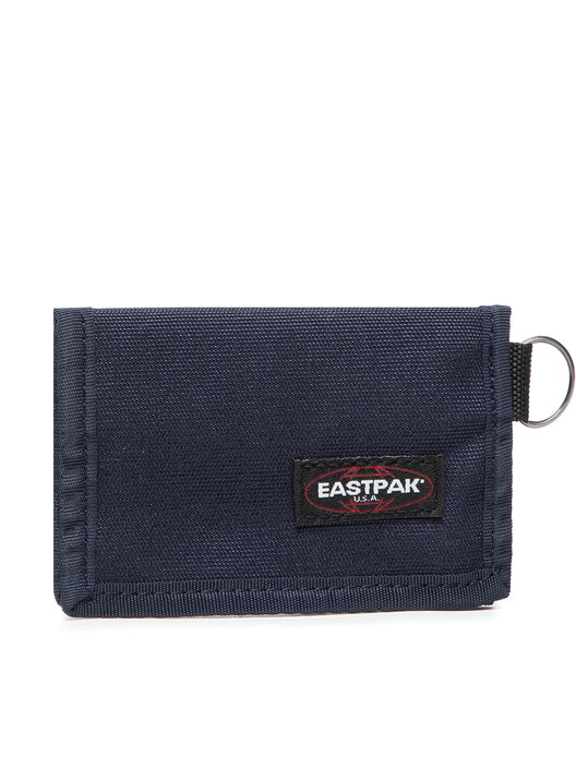 Cartera Eastpak Crew Single TARP - Impermeable, Triple Velcro, Llavero Incluido, Color Negro