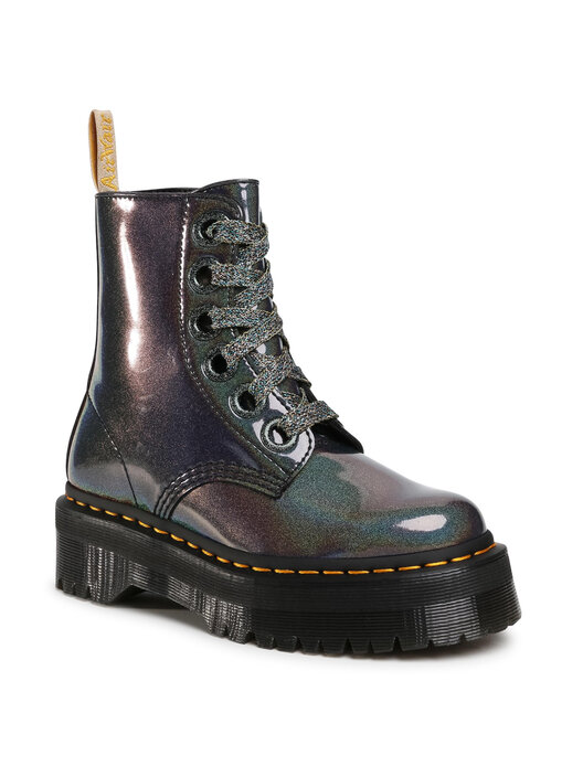 Botas de combate Dr. Martens Vegan Molly 26227029 Plata zapatos.es