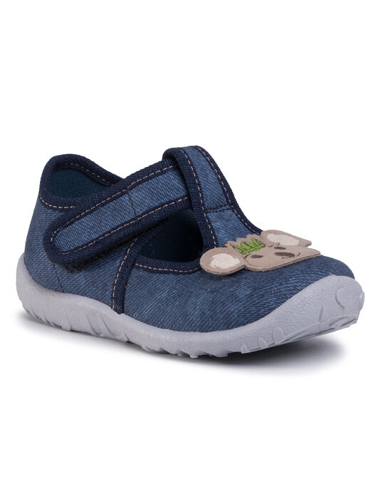 Beck Shark Blau - Pantofole Per Bambino, Morbide E Vegane, Taglia EU 33 - Foto 11