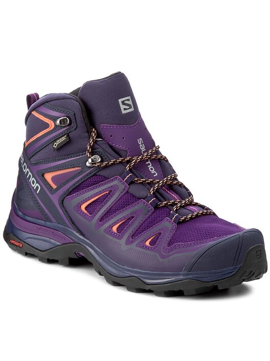 Chaussures de trekking Salomon X Ultra 3 Mid Gtx W GORE TEX 398688 24 V0 Violet chaussures