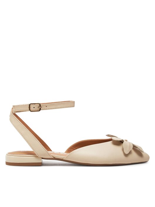 Ballerine Donna In Pelle GIOSEPPO Mineo, Balletto Piatto Donna, Argento, 36 EU Pelle Sostenibile - 2