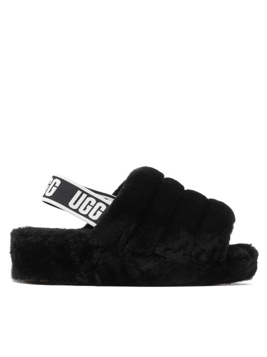 Hausschuhe Ugg W Fluff Yeah Slide 1095119 Schwarz eschuhe