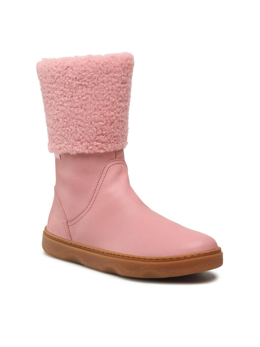 Camper Garçon Kiddo Kids - Bottines Cuir Bleu Enfant Avec Semelle OrthoLite