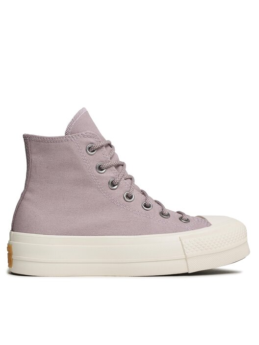 Ox Trainers High Top Converse White All Star Frilly Thrills - Main Image