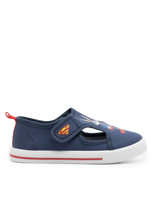 Pantuflas Sleepers Defender Para Niños - Cierre De Toque - Azul Marino - Talla 10 UK