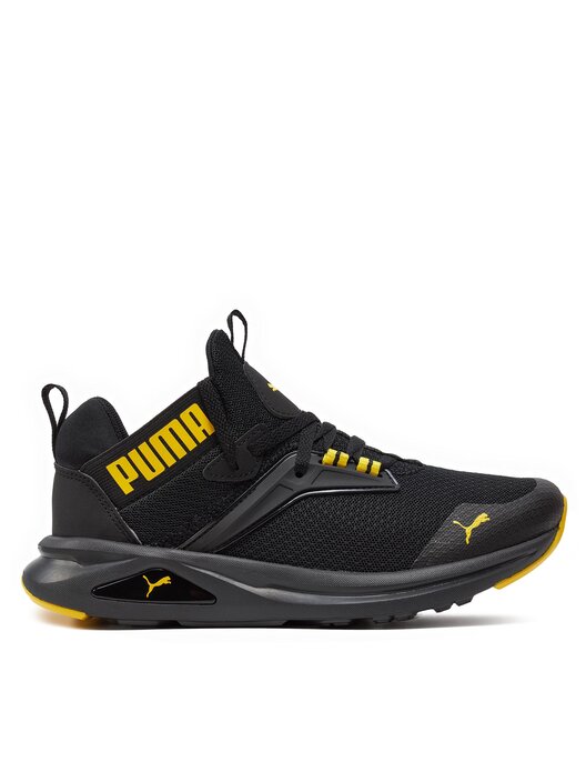 Black and yellow puma sneakers sales
