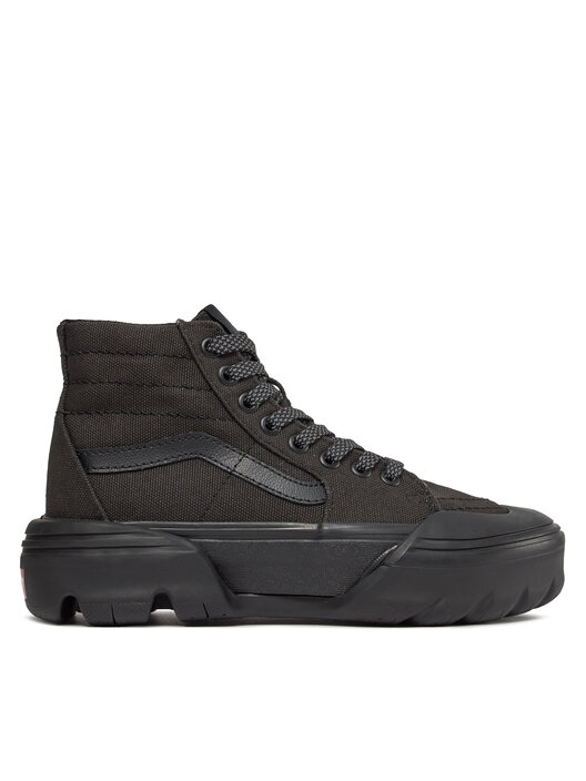 Blackout vans high tops sales