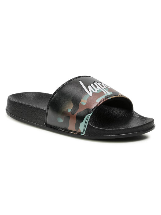 Şlapi HYPE Camo Fade Sliders Kids SS21SLID001 Negru | epantofi.ro