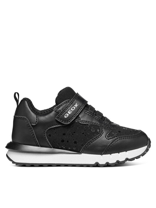 Sneakers Geox J Fastics Girl J46GZB 0BCBL C9999 S Noir chaussures