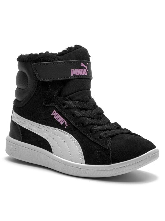 Botines planos Puma Vikky Mid Fur V PS 366854 01 Negro
