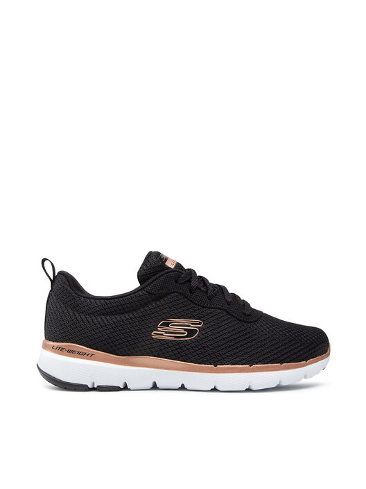 Sneakers Skechers Flex Appeal 13070/BKRG Schwarz