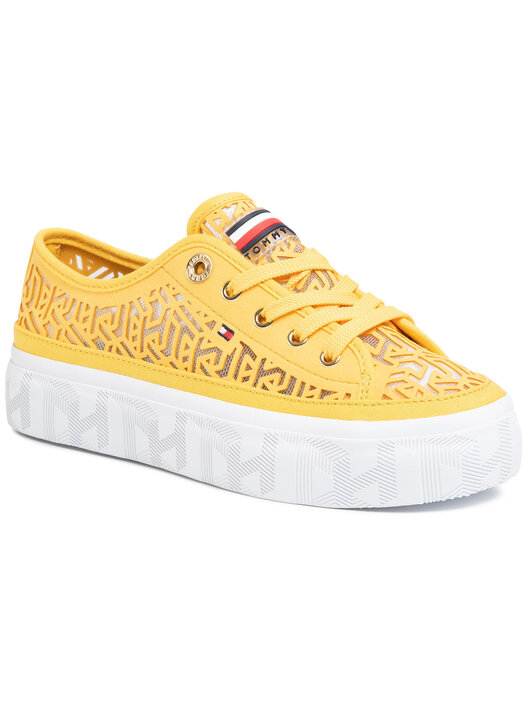 Sneakersy Tommy Hilfiger Monogram Flatform Sneaker