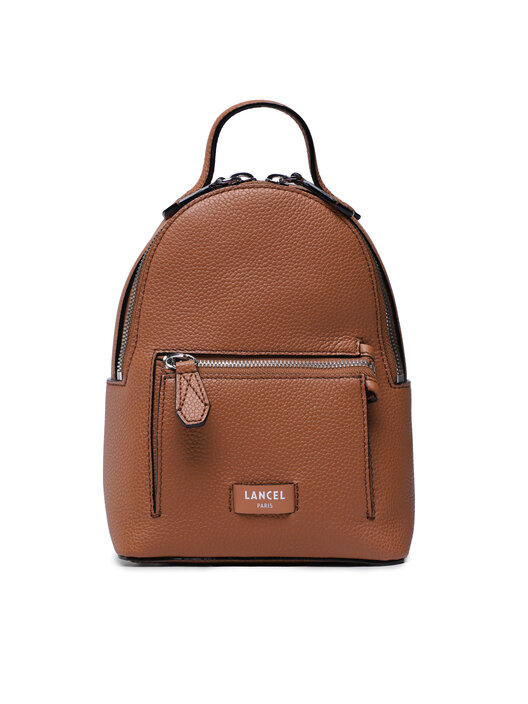 Rucksack Lancel Mini Zip Backpack A1209220TU Braun | eschuhe.de