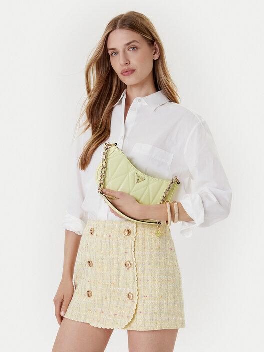 Сумка Guess Aldina HWGG96 63170 Жовтий | evzuttya.com.ua