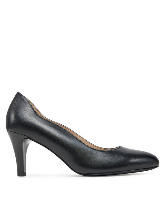 CAPRICE – Escarpins Femme à Talons – Largeur G, Semelle Memotion, Cuir De Qualité – Élégance Et Confort