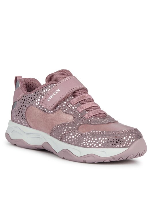 Geox Calco Sneakers Für Mädchen – Atmungsaktiv, Bequem Mit Klettverschluss