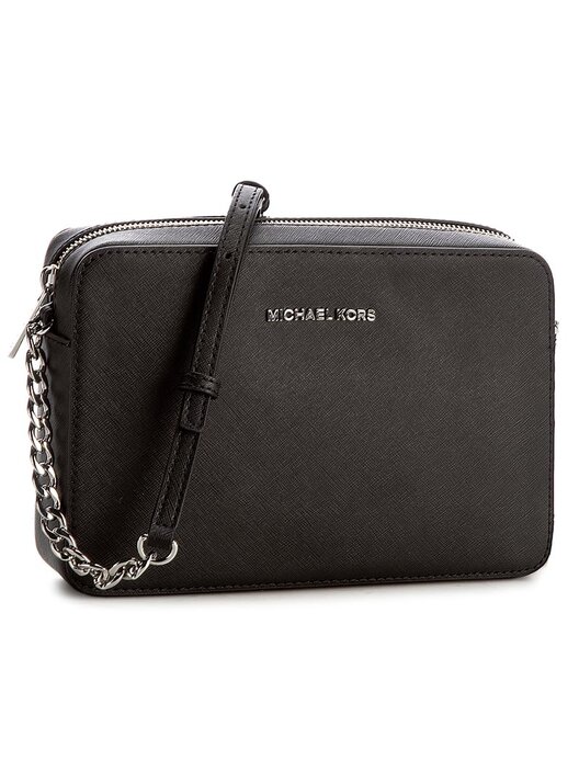 Michael kors jet set travel crossbody black best sale