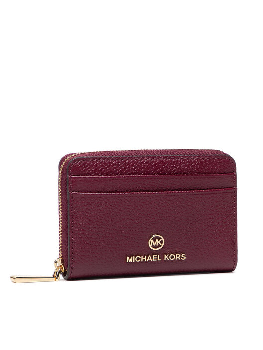 Kleine Damen Geldborse MICHAEL Michael Kors Jet Set Charm 34S1GT9Z1L Dunkelrot eschuhe