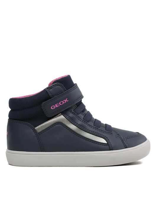 Geox Meisjes J Gisli Girl C Sneakers, zwart, 33 EU